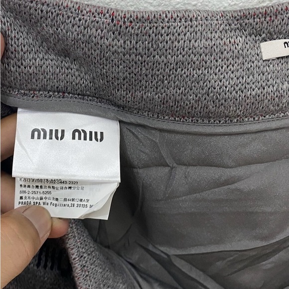 Rare SS 17 Miu Miu Skirt Monogram - Picture 5 of 10